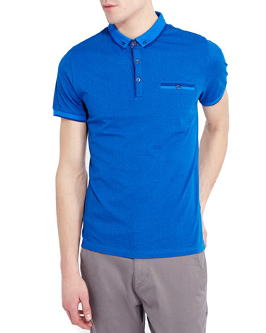 Centered All Over Print Polo Shirt